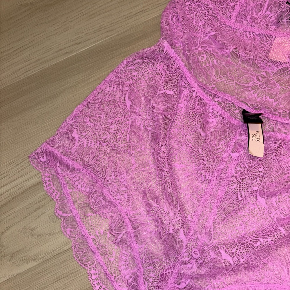 Victoria's Secret Pink Lace Chemise Set - Picture 4 of 7